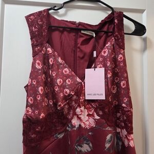 Avec Les Filles Floral Dress